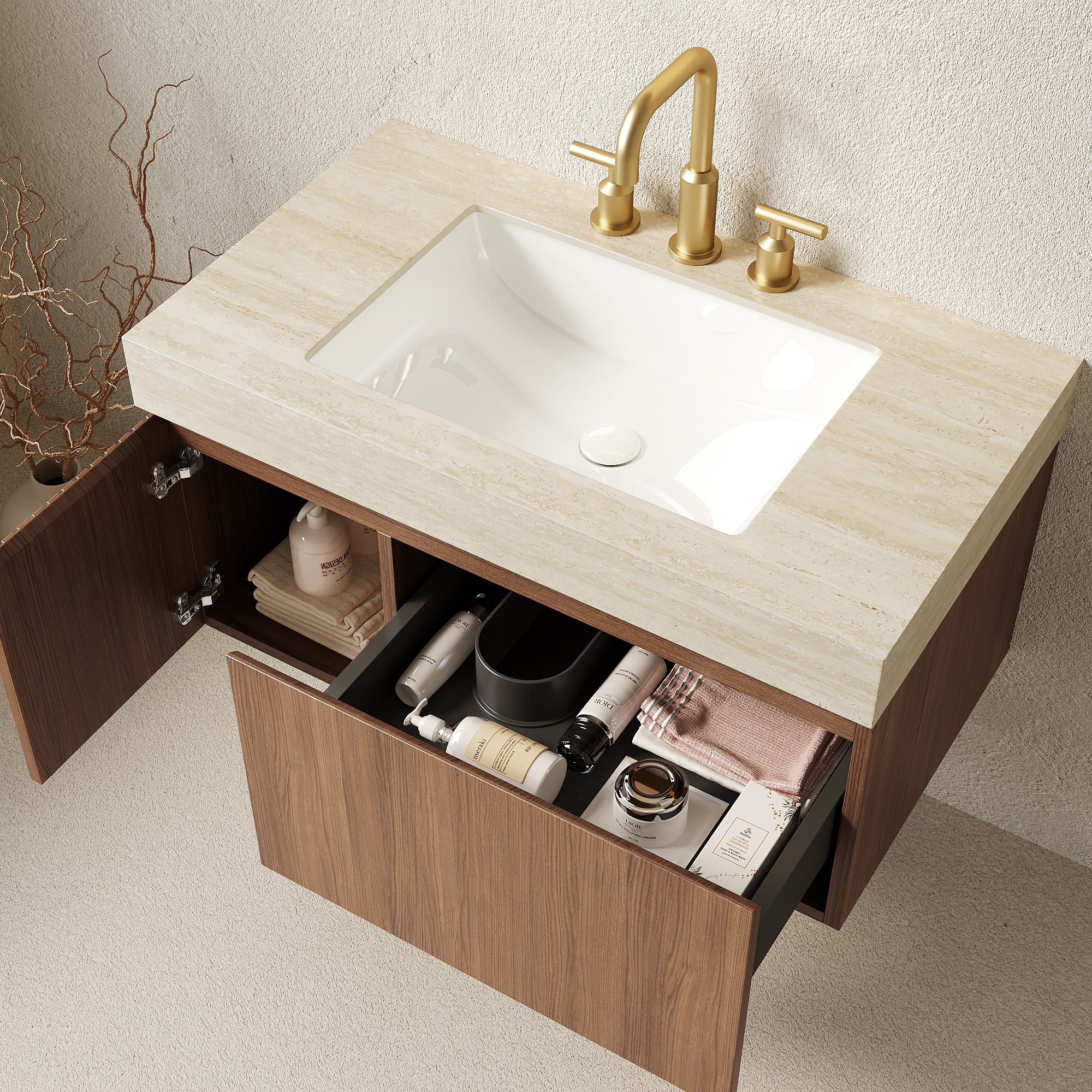 MURI 36" Bathroom Vanity & Sink