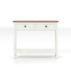 Farmhouse Style Console Table with 2 Drawers