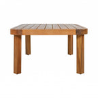 4 Piece Acacia Wood Patio Furniture Set