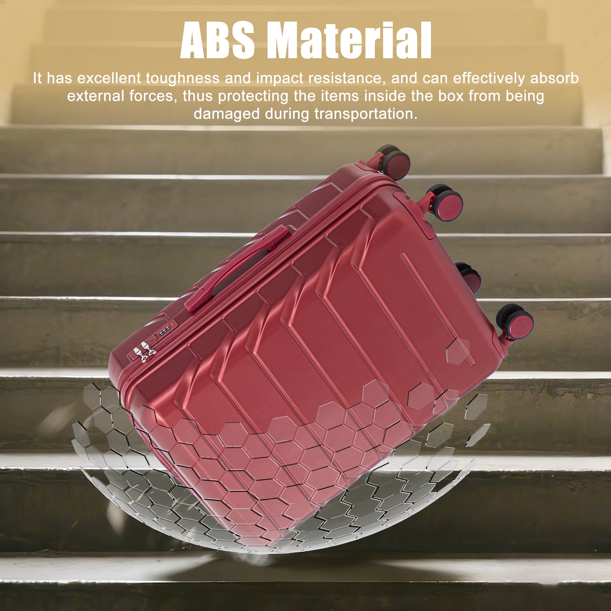 28 Inch ABS Hard Shell Large Travel Checked Luggage