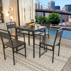 Extendable Dining Table Set with 4 Chairs