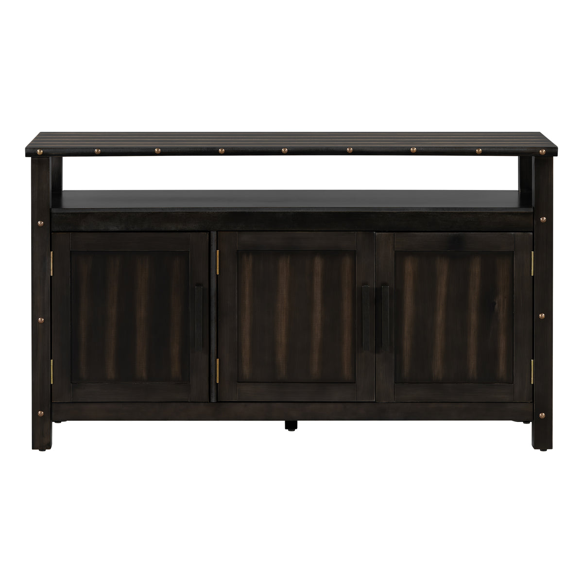U_STYLED 55.1'' Pine Wood Buffet Cabinet