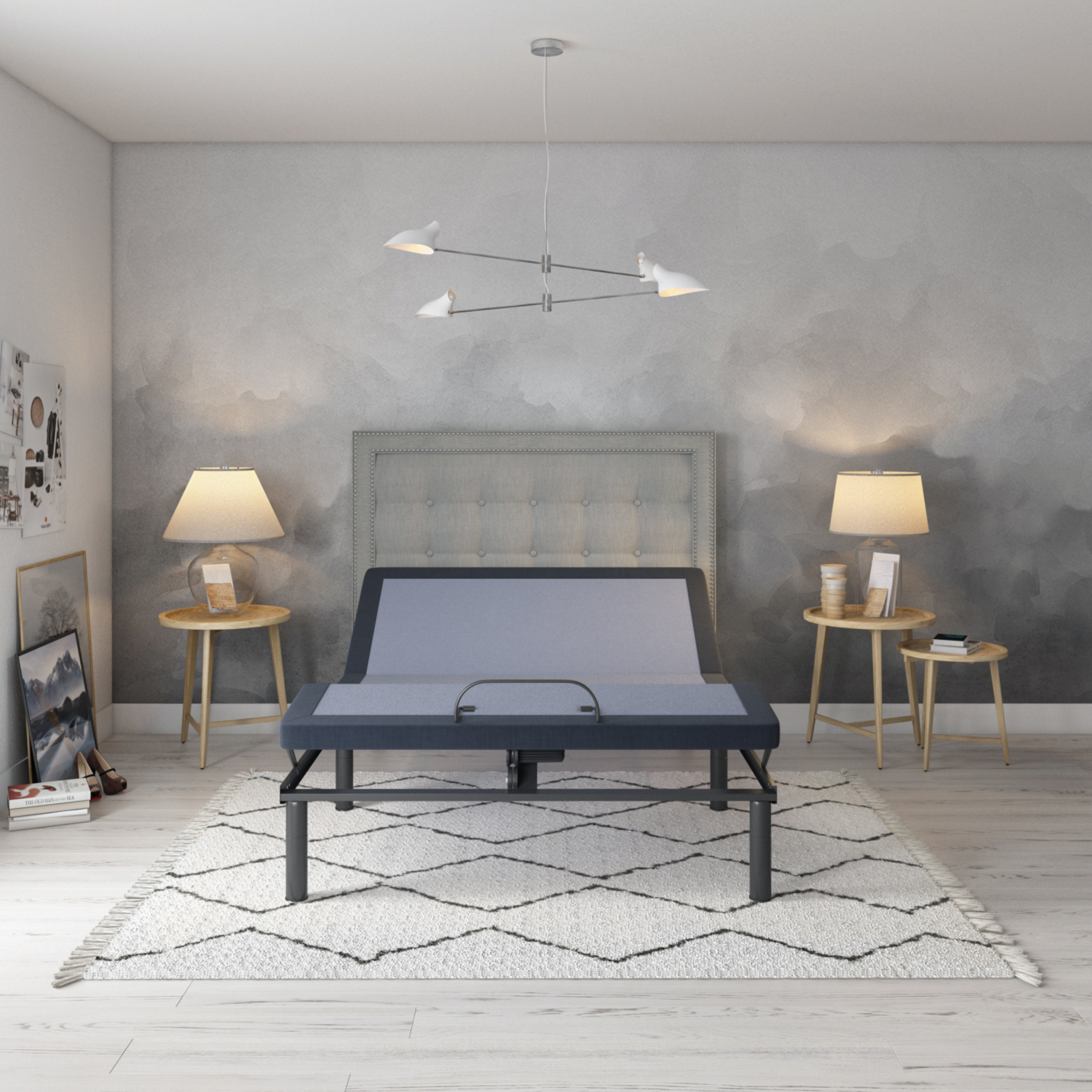BT3000 Twin XL Adjustable Bed Base With Head and Foot Position Adjustment