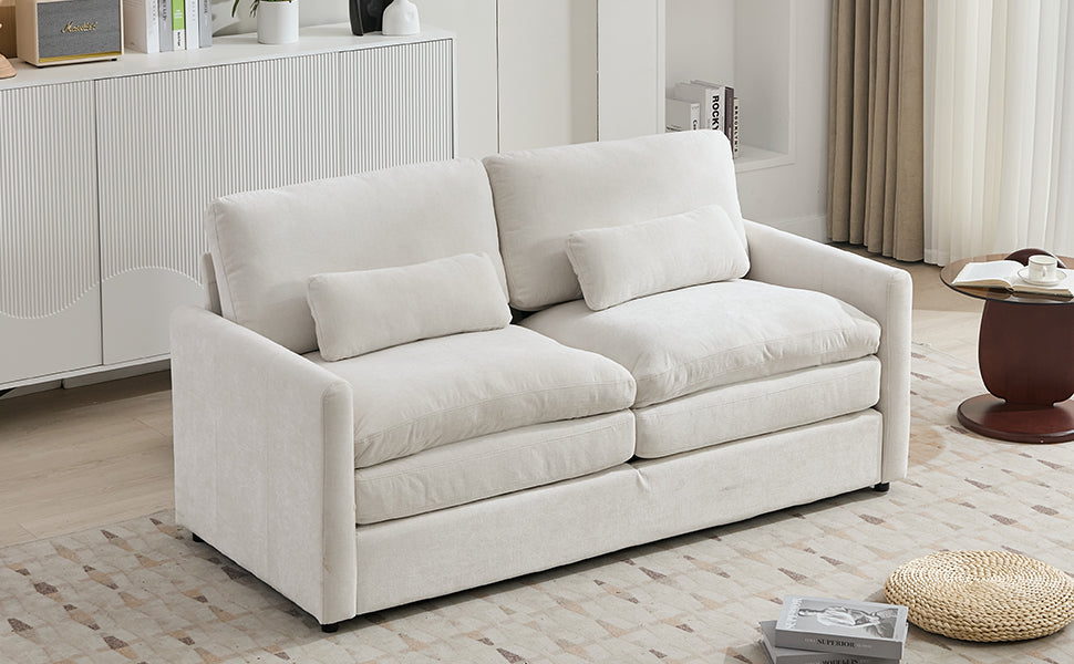 68.1" Cozy Upholstered Loveseat Sofa