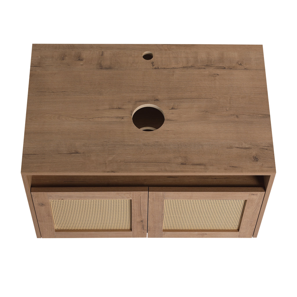 30" Bathroom Cabinet with 2 Soft Close Doors
