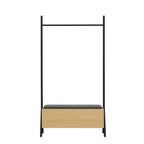 Modern Paloma Open Hanging Closet with Storage