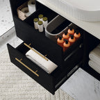 Modern 39.4-In Wall-Mounted Bathroom Vanity