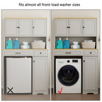 Over the Washer, Dryer and Robot Vacuum Storage Cabinet