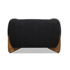 Alpine 44" Sherpa Arm Chair, Ebony
