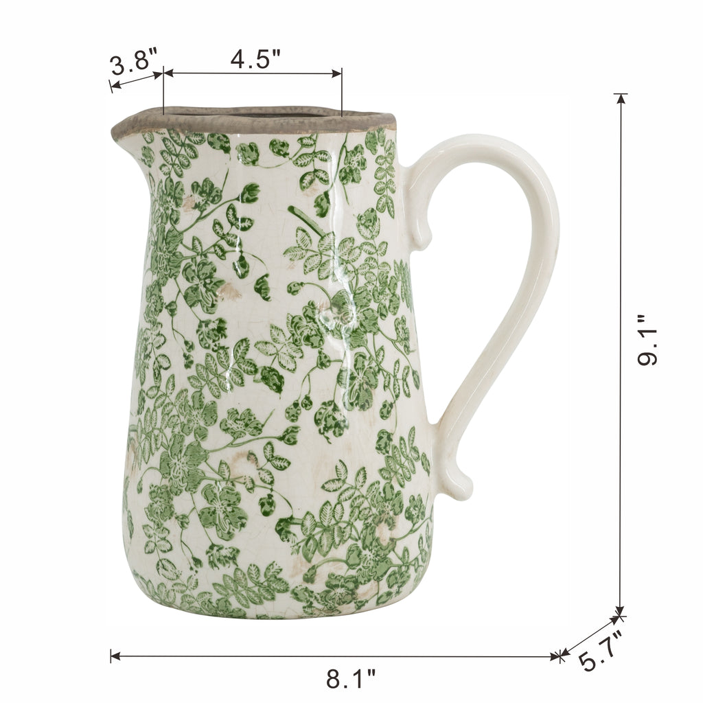Decorative Ceramic Pitcher