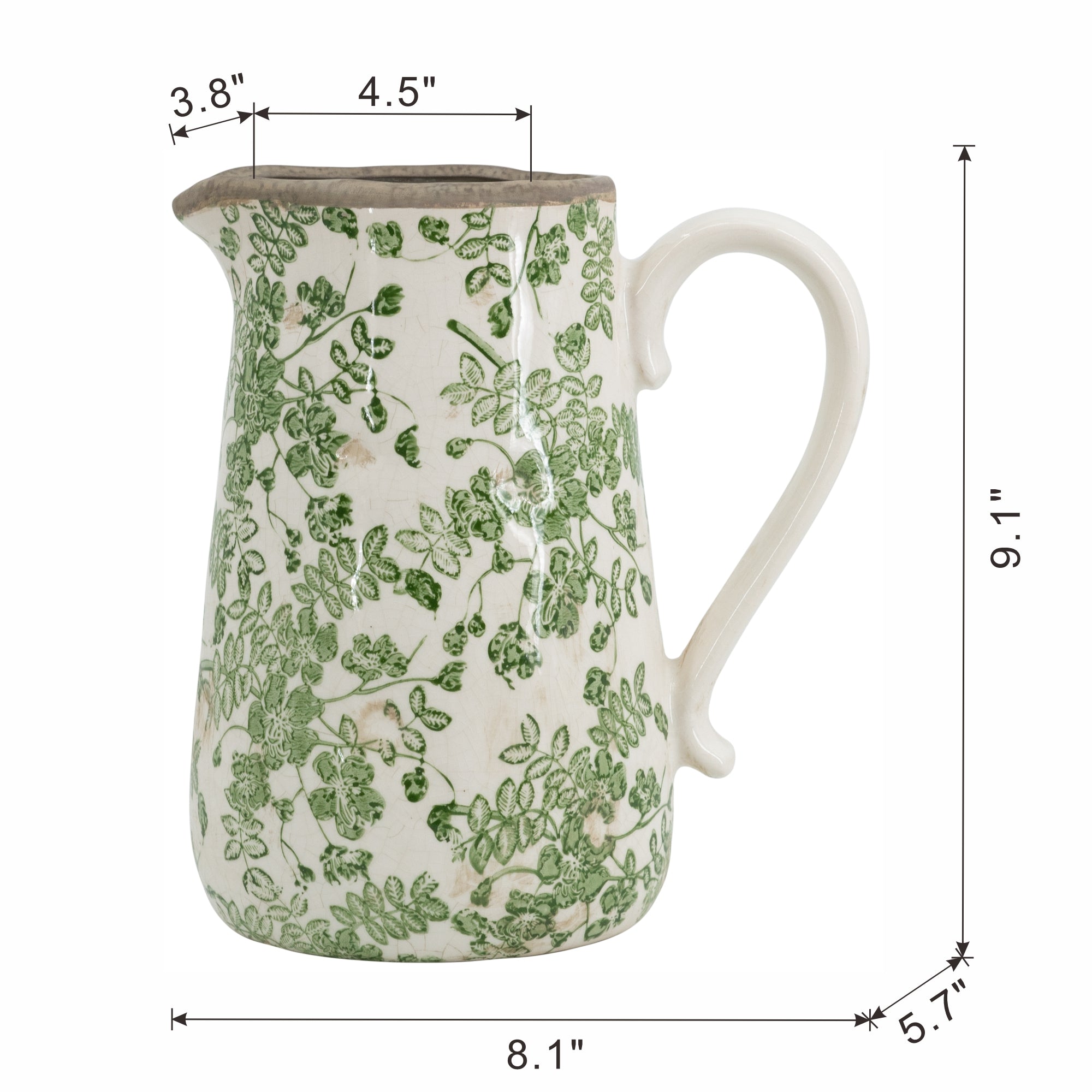 Decorative Ceramic Pitcher