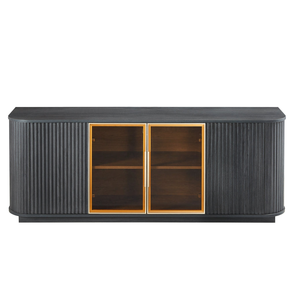64-Inch Wavy TV Cabinet
