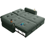 77-Inch Multi-Functional Convertible Sofa Bed