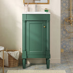 18" French Style Bathroom Cabinet with Storage