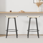 Backless Handwoven Kitchen Dining Bar Stools Set of 2