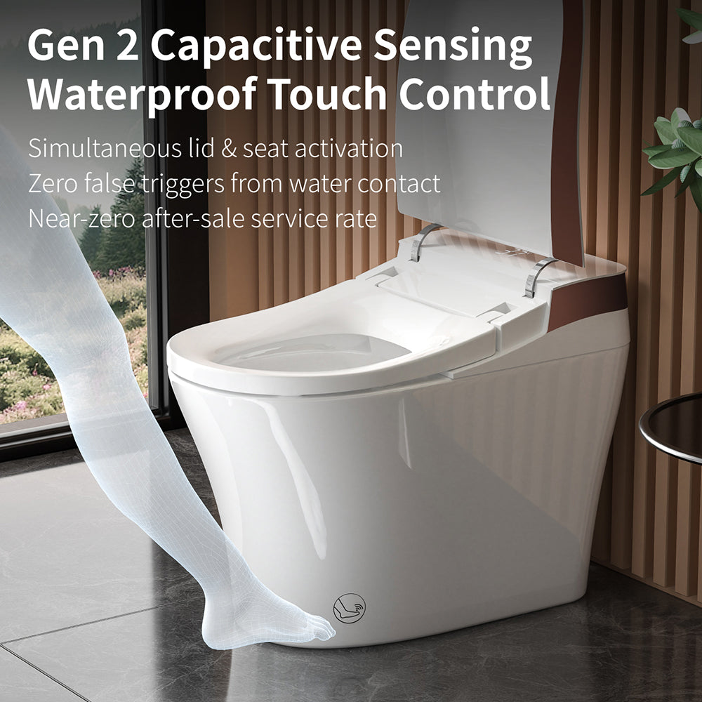 Smart Toilet Bidet with Auto Open Close