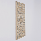 Wooden Floral Hand Carved Mandala Wall Decor Accent