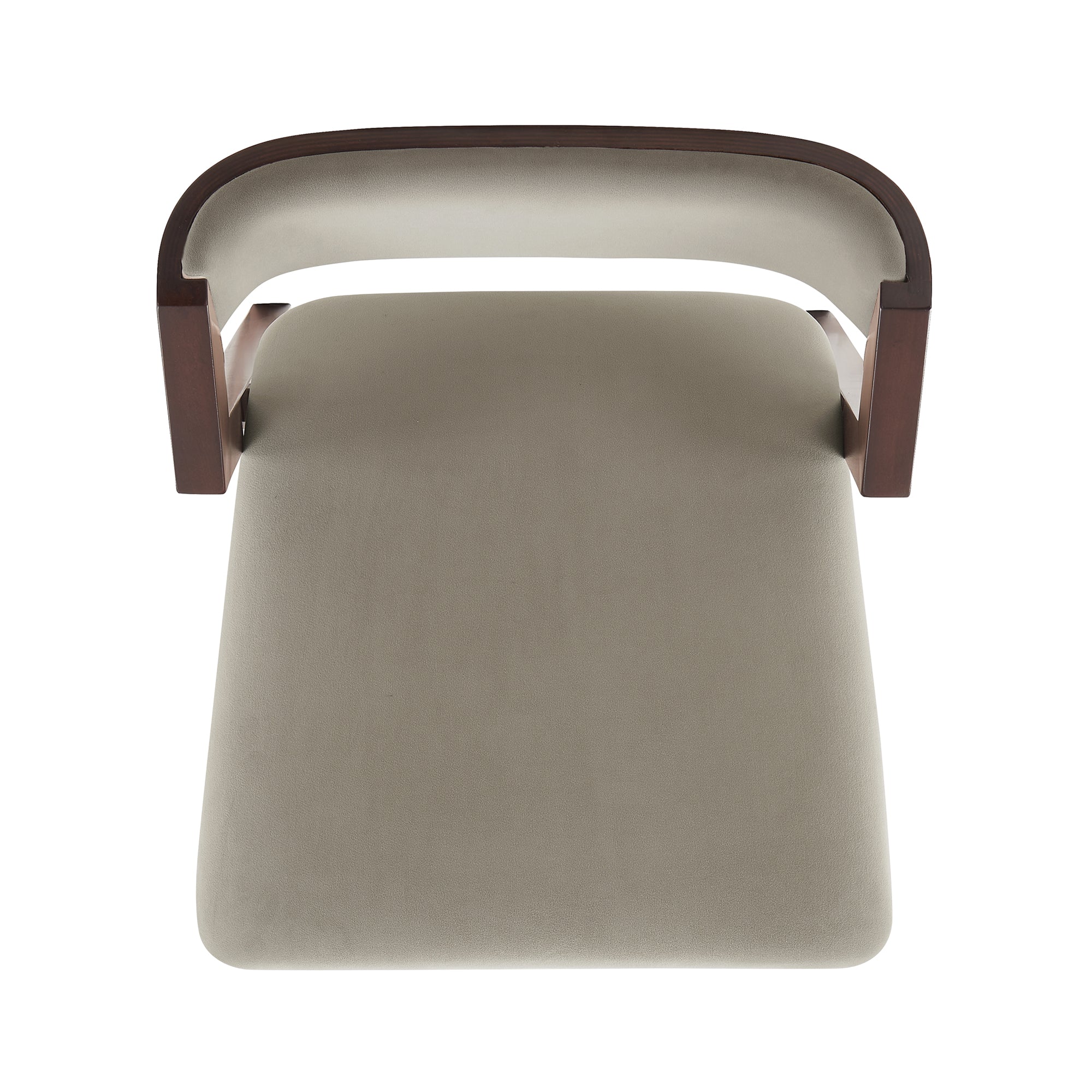 Patricia Wood Upholstered Counter Stool