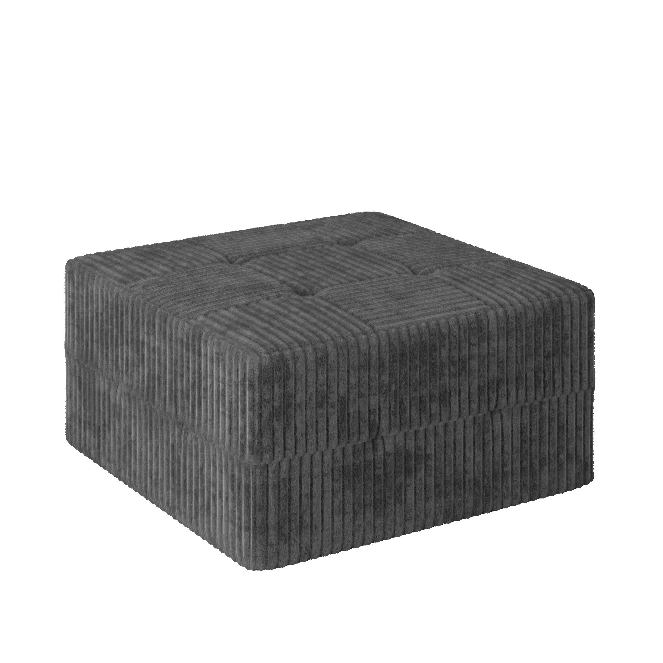 Ottoman Sofa - Modern Minimalist Corduroy Footstool