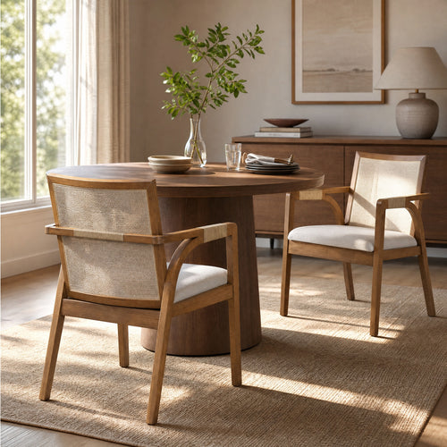 Dining Arm Chairs Set of 2