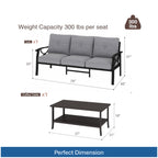 2 Piece Outdoor Patio Set