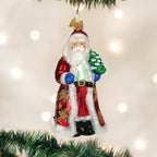Glistening Golden Santa