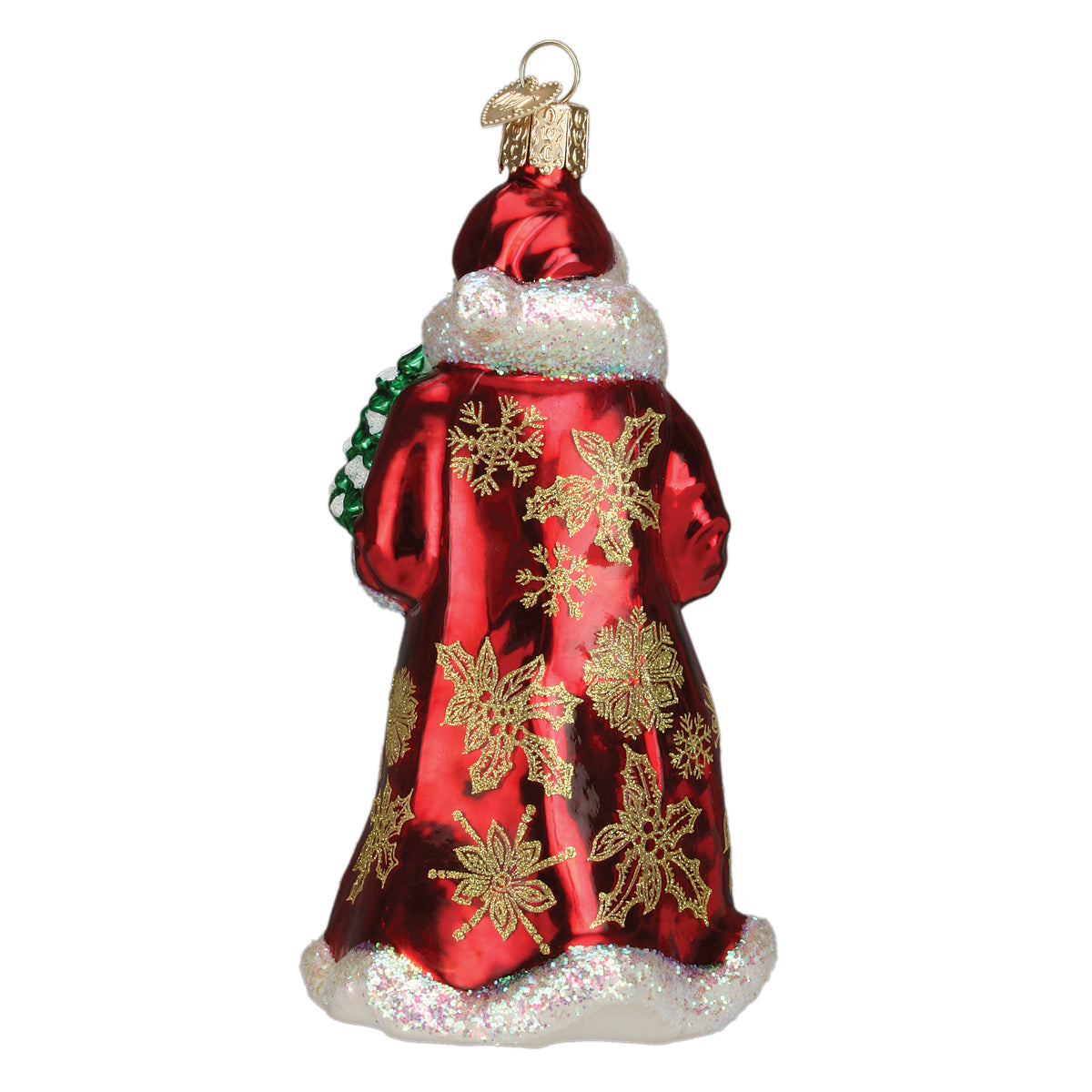 Glistening Golden Santa