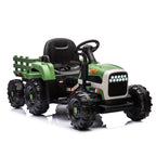 Ride On Tractor with Trailer - 24V Battery Powered Electric Toy
