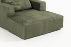 Sofa Bed - 62.6" x 48.23" Compressed Couch with Lumbar Pillows