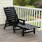 HDPE Chaise Lounge Chair Outdoor