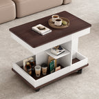 U-Can Adjustable End Table with Wheels
