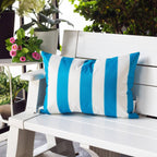 Horizon Stripe Pillow 14" x 20" - Outdoor & Indoor