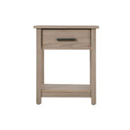 Sleek Contemporary Nightstand In Sandle Wood