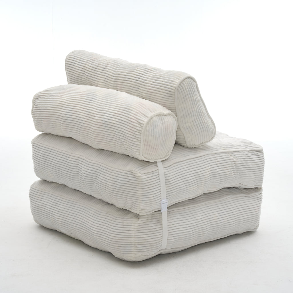 Folding Sofa Bed - Convertible Sleeper Chair with Pillow