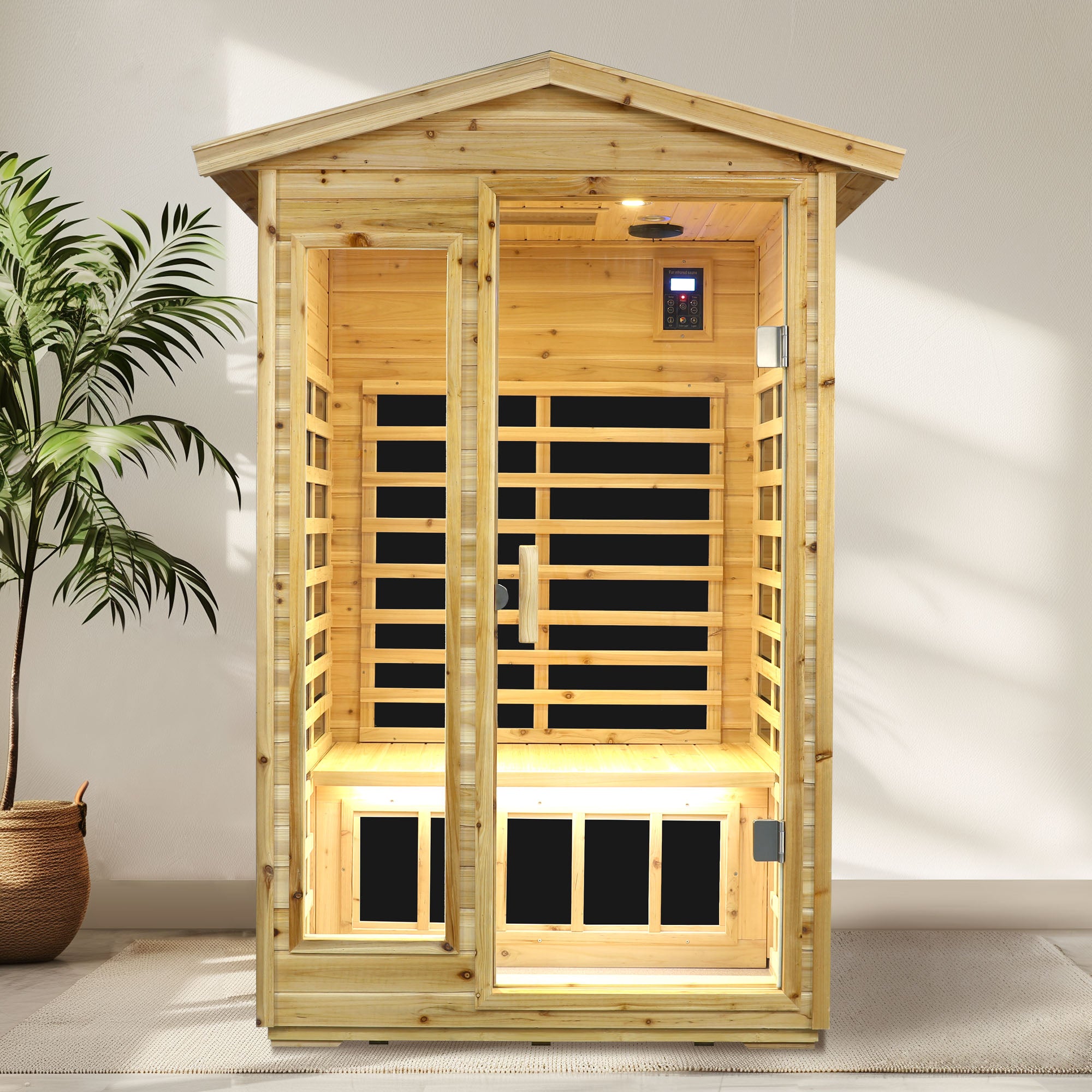Two Person Far Infrared Outdoor Sauna Room