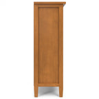 Warm Shaker Solid Wood Entryway Storage Cabinet