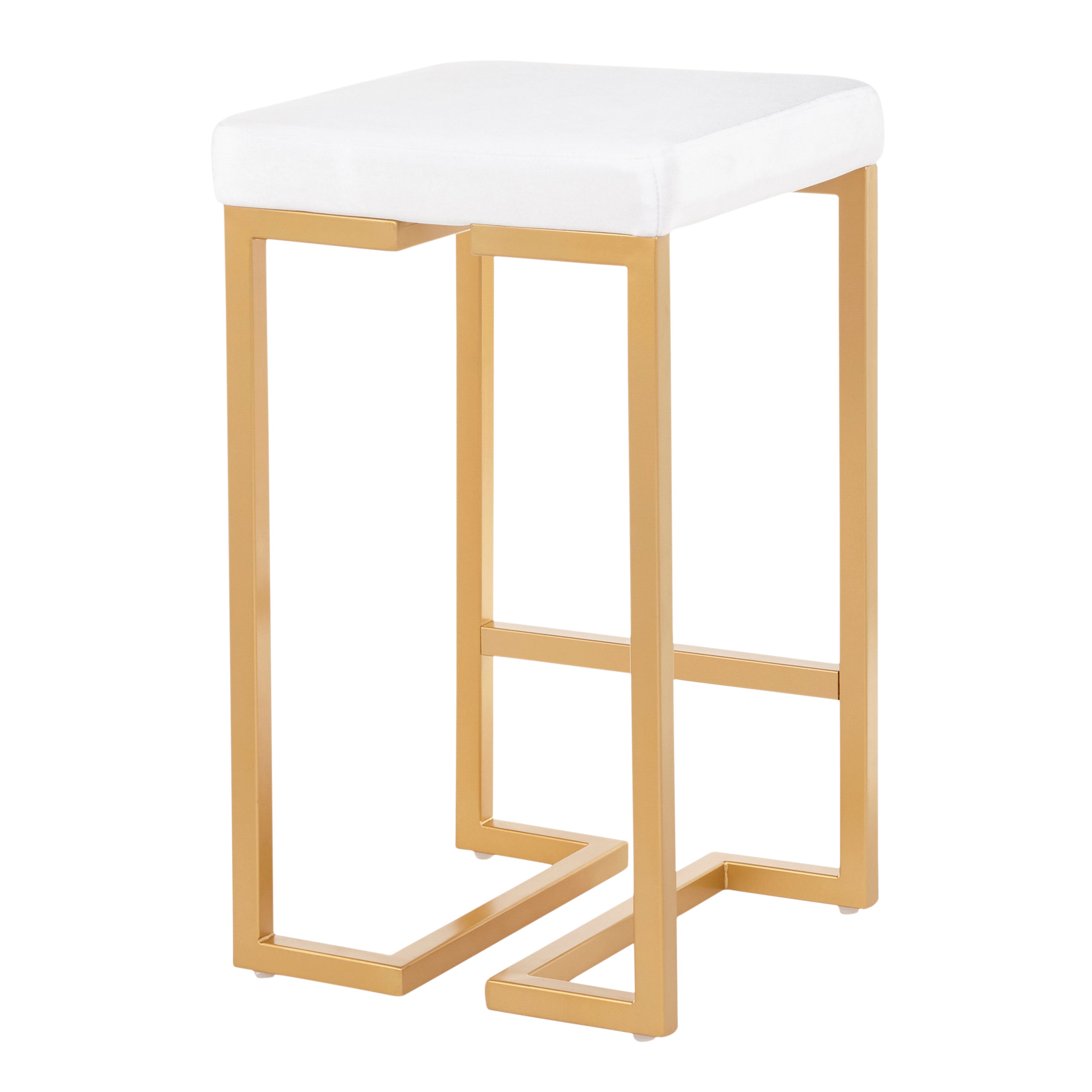 26" Contemporary Counter Stool Pair