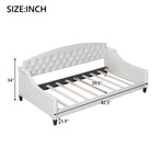 Modern Luxury Tufted Button Daybed - Twin - Beige
