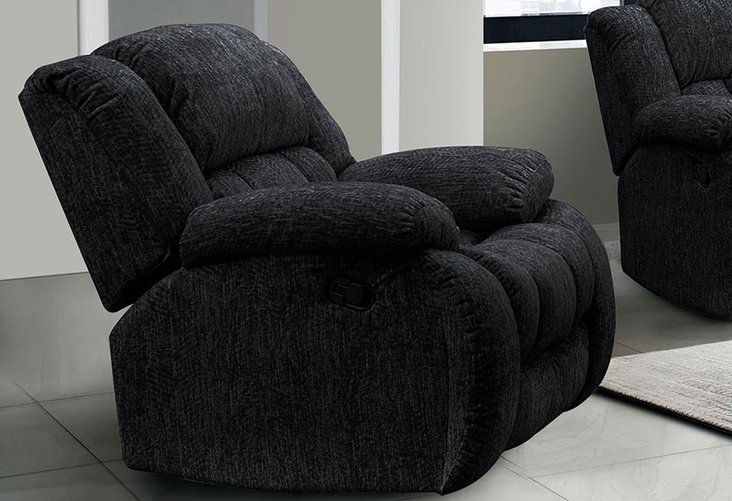Stonic Ebony Glider Recliner
