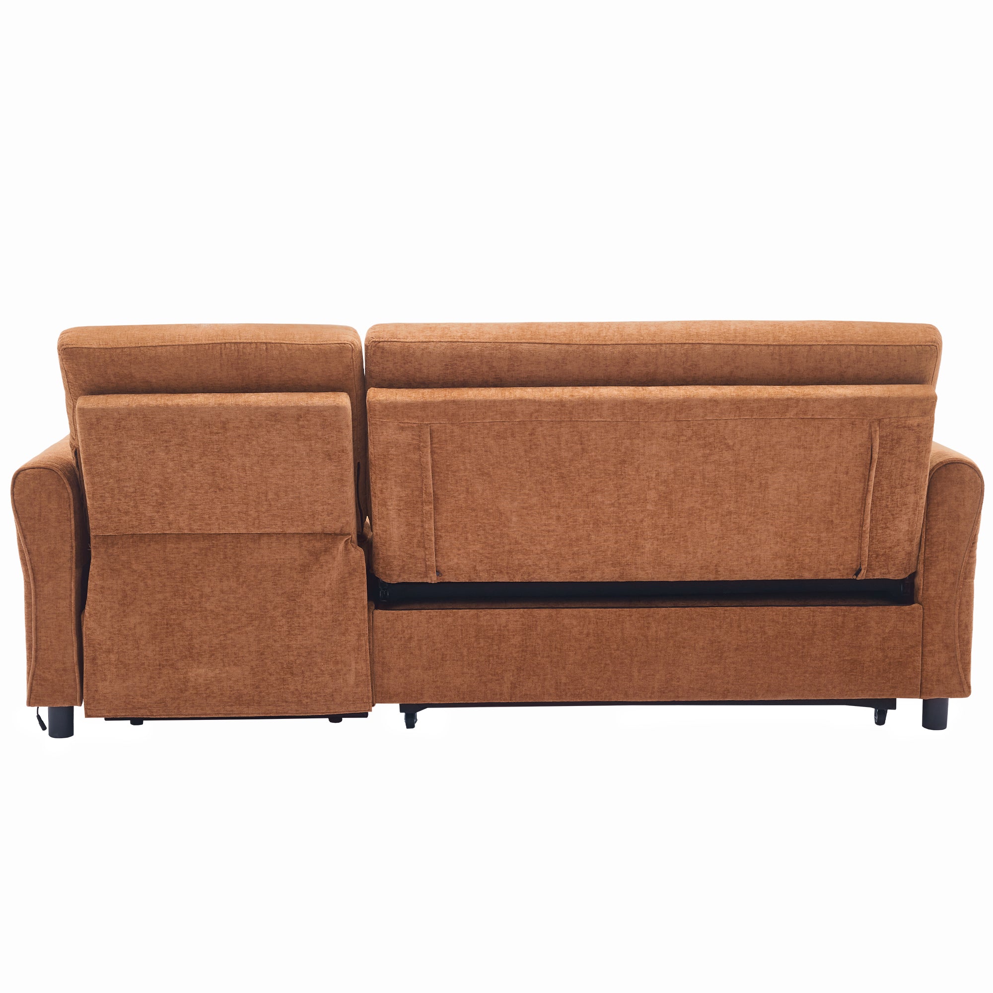 2-in-1 Sofa 82" Three-Seater Sofa with a Sofa Bed and Reversible Recliner