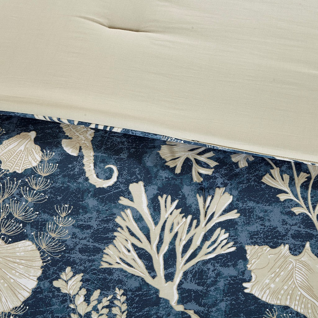 7 Piece Cotton Sateen Comforter Set