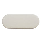 Fuji 49" Upholstered Oval Storage Bench
