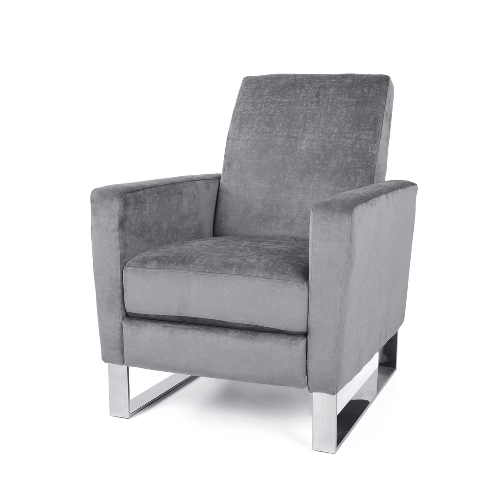 Arvin Push Back High Metal Leg Recliner
