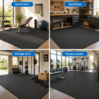 0.79 Inch Thick Gym Floor Mats, 12 Tiles