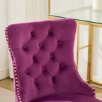 A&A Furniture Modern Velvet Office Chair