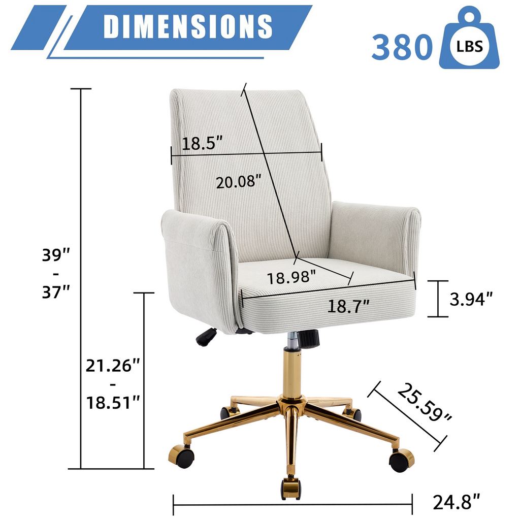 Mid-Back Liftable Office Chair