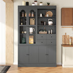 TOPMAX Freestanding Buffet with Hutch