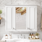 35 Inch 2-in-1 Bathroom Wall Cabinet
