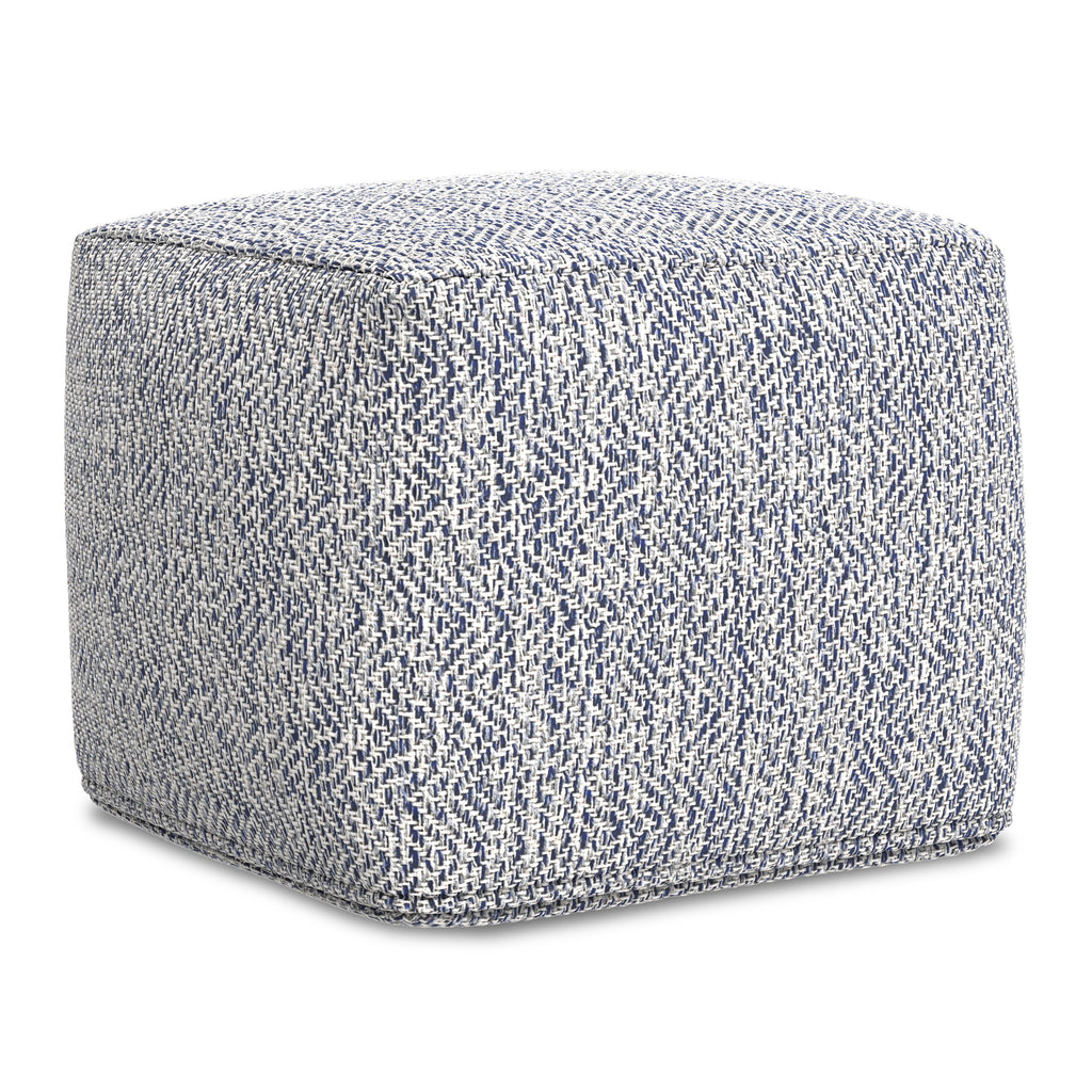 Nate 18 Inch Square Pouf