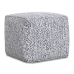 Nate 18 Inch Square Pouf